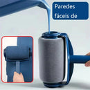 KIT DE PINCEL ROLO DE PINTURA EASY GLIDE DE 6 TONELADAS PARA PINTURA DE PAREDES + 72CM CABO