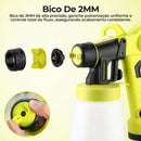 DESOON PISTOLA DE PINTURA ELÉTRICA HVLP 800W 800ML 3800 RPM PULVERIZADOR DE ALTA PRECISÃO PARA DIY, MOVÉIS,PORTAS E PAREDES