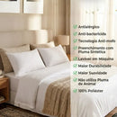 Kit com quatro travesseiros macios 50 × 70 cm