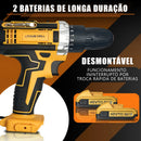 PARAFUSADEIRA FURADEIRA 48V 2 BATERIAS COM MALETA E ACESSÓRIOS COMPLETO